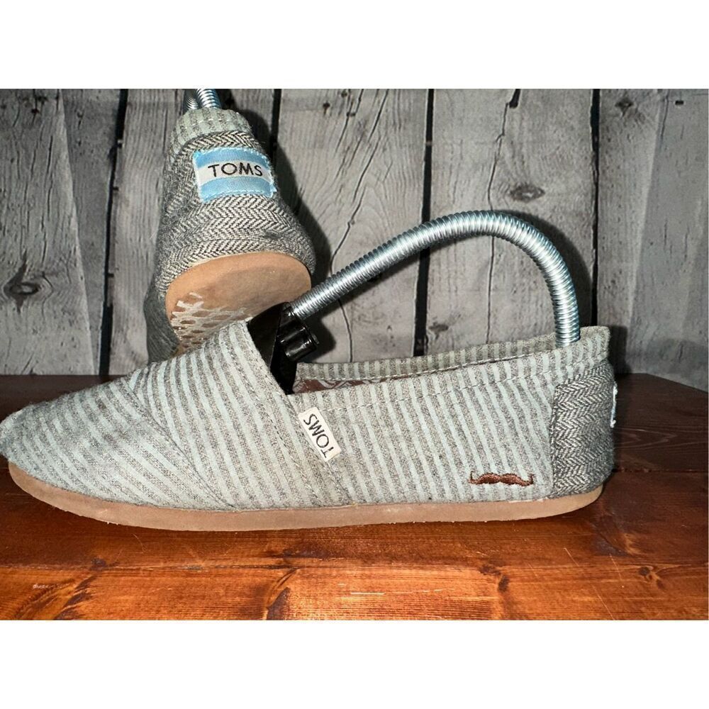 TOMS Movember Limited Edition Shoes | TOMS Moustache Shoes Women’s Size 9